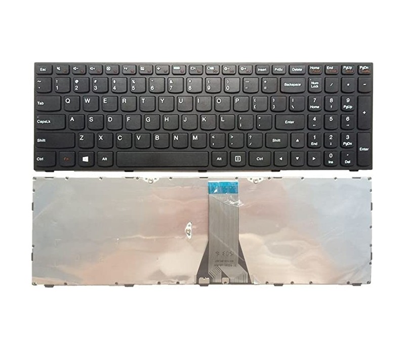 New Genuine US Laptop Keyboard for Lenovo Z50 70 75 Z50-70 Z50-75 Series with frame Black