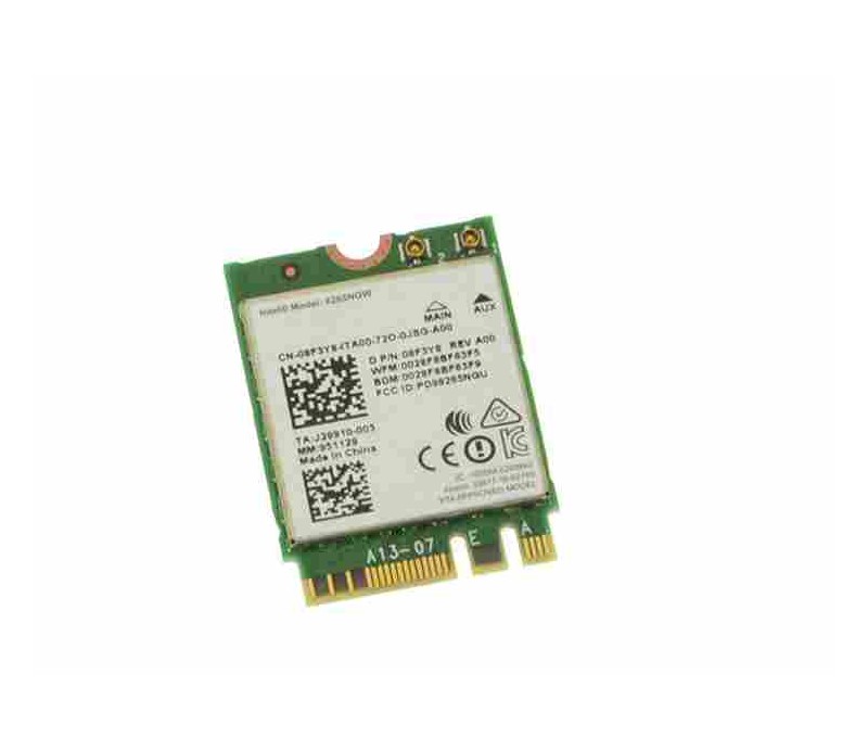 Intel Wireless-AC 8265 Dual Band WLAN WiFi 802.11 ac/a/b/g/n M.2 Card - No BT - 8F3Y8