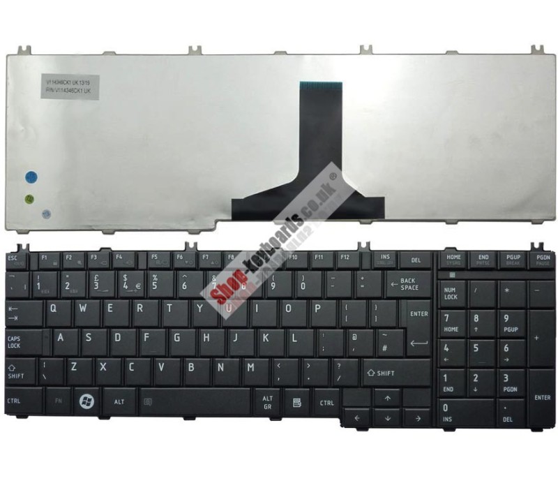 NSK-TN0SV 01 NEW Toshiba Satellite C650 C650D L650 L670 L675 C655 L655 Keyboard NSK-TN0SV 01