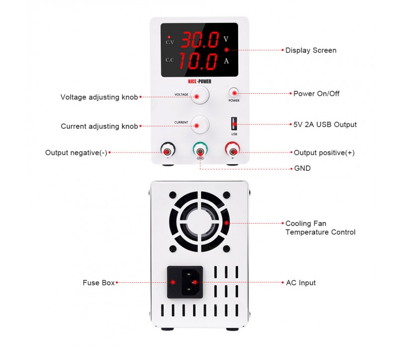 NICE POWER SUPPLY 30V 10A