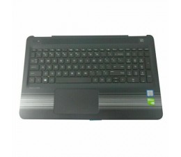 HP 15-AU C+ KEYBOARD PLAMREST USED colour black