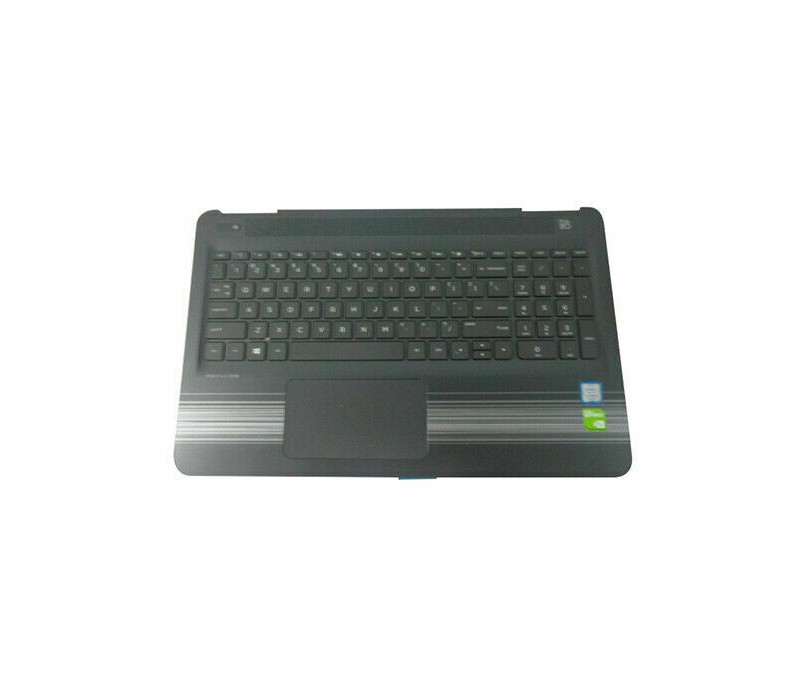 HP 15-AU C+ KEYBOARD PLAMREST USED colour black