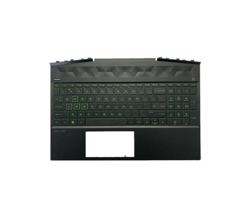 Top Cover For HP Pavilion 15-DK 15T-DK Palmrest w/ Backlit Keyboard L57593-001