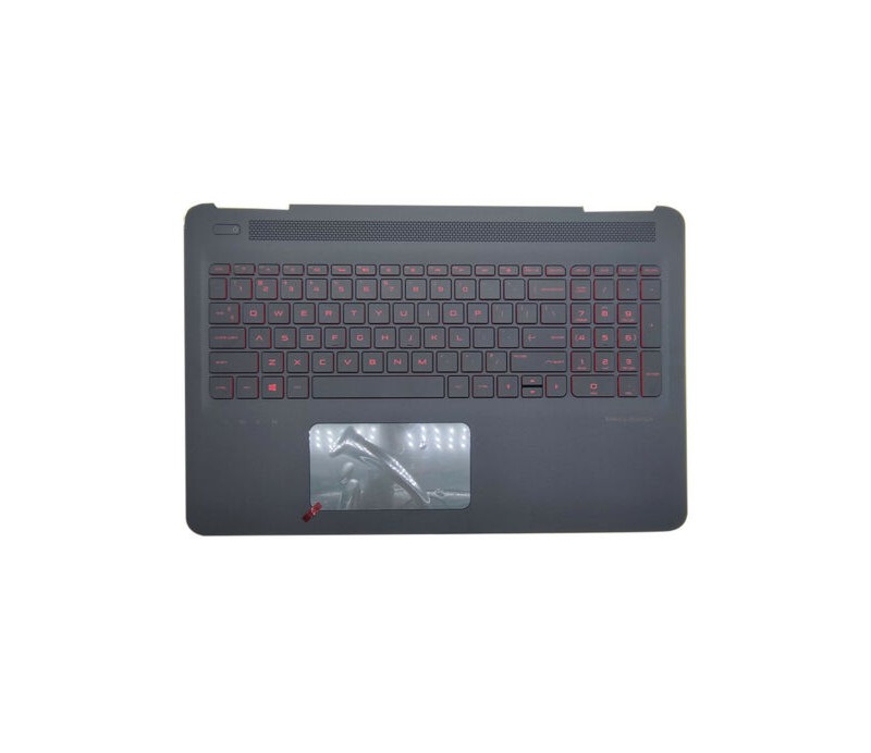 For HP OMEN 15-AX TPN-Q173 Palmrest With Keyboard Touchpad C Shell Case Cover